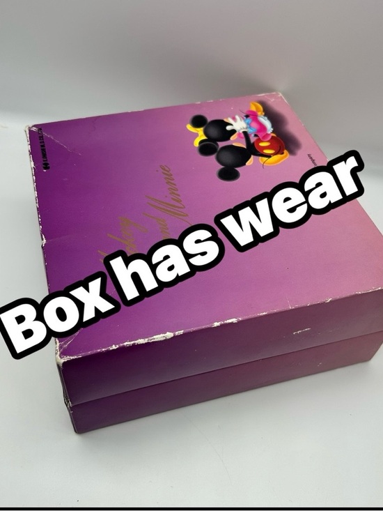 VTG Disney Mickey & Minnie 3D Figure Stem Wine Glass Set w/ Box Disney Wedding - Picture 15 of 16